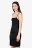 Les Benjamins Black Open Back Mini Dress Size XS