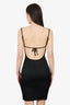 Les Benjamins Black Open Back Mini Dress Size XS
