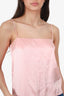 Reformation Pink Satin Tank Size XS