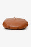 Christian Dior Brown Leather Beret Size 57