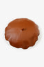 Christian Dior Brown Leather Beret Size 57