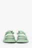 Pre-Loved Chanel™ Green Rubber CC Dad Sandals Size 37