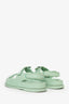 Pre-Loved Chanel™ Green Rubber CC Dad Sandals Size 37