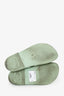 Pre-Loved Chanel™ Green Rubber CC Dad Sandals Size 37