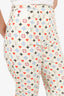 Louis Vuitton White/Multicolour Monogram Denim Jeans Size 34