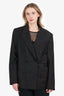 Supreme x Jean Paul Gaultier Brown Striped Blazer Size M