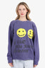 Cactus Plant Flea Market x Union Purple Printed Sweatshirt Size M