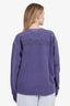 Cactus Plant Flea Market x Union Purple Printed Sweatshirt Size M
