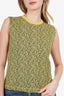 Hermès Yellow Chain D'Ancre Tank Top Size 34