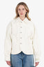 Systemic White Denim Guardian Jacket Size S