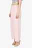 Raf Simons SS22 Pink Denim Wide Leg Jeans Size 24