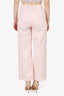 Raf Simons SS22 Pink Denim Wide Leg Jeans Size 24