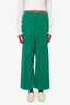 Raf Simons Green Corduroy Wide Leg Pants Size 44
