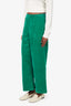 Raf Simons Green Corduroy Wide Leg Pants Size 44
