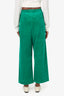 Raf Simons Green Corduroy Wide Leg Pants Size 44