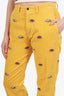 Palace x Ralph Lauren Yellow Corduroy Embroidered Car Print Pants Size 30
