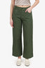 Raf Simons Green Denim Workwear Pants Size 26