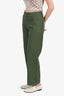 Raf Simons Green Denim Workwear Pants Size 26