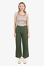 Raf Simons Green Denim Workwear Pants Size 26