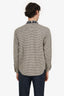 Supreme Navy Houndstooth Plaid Flannel Shirt Size S Mens
