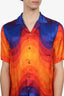 Dries Van Noten Orange/Multicolour Verner Panton Edition Short Sleeve Shirt Size 44 Mens