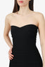 Herve Leger Black Bandage Strapless Mini Dress Size S