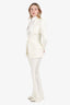 Smythe White Double Breasted Two-piece Suit Size 2