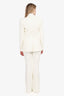 Smythe White Double Breasted Two-piece Suit Size 2