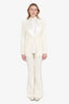 Smythe White Double Breasted Two-piece Suit Size 2
