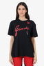 Givenchy Black Lipstick Print T-Shirt Size XL