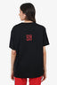 Givenchy Black Lipstick Print T-Shirt Size XL