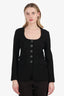 Rag & Bone Black Roslyn Ponte Blazer Size 2