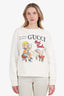 Gucci White Mad Cookies Print Sweatshirt Size M