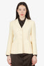 Christian Dior Nude Wool/Silk Single Breasted 30 Montaigne Bar Jacket Size 6