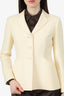 Christian Dior Nude Wool/Silk Single Breasted 30 Montaigne Bar Jacket Size 6