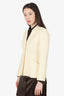 Christian Dior Nude Wool/Silk Single Breasted 30 Montaigne Bar Jacket Size 6