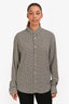 Sandro Black/White Button Down Shirt Size L