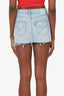 ERL x Levis Blue Denim Distressed Mini Skirt Size 24