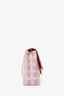 Pre-Loved Chanel™ Pink Medium Travel 'Ligne' Flap Shoulder Bag