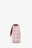 Pre-Loved Chanel™ Pink Medium Travel 'Ligne' Flap Shoulder Bag
