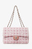 Pre-Loved Chanel™ Pink Medium Travel 'Ligne' Flap Shoulder Bag