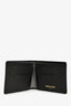 Faure Le Page Grey Canvas/Black Calfskin Leather 6-Card Wallet