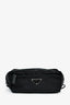 Prada Black Nylon Triangle Plaque Toiletry Pouch