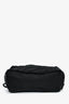 Prada Black Nylon Triangle Plaque Toiletry Pouch
