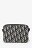 Christian Dior 2021 Navy Oblique Jacquard Wallet On Strap