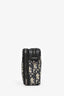 Christian Dior 2021 Navy Oblique Jacquard Wallet On Strap
