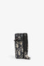 Christian Dior 2021 Navy Oblique Jacquard Wallet On Strap