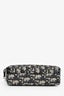 Christian Dior 2021 Navy Oblique Jacquard Wallet On Strap