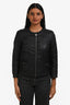 Pre-Loved Chanel™ 2013 Black Nylon Puffer Windbreaker Jacket Size 34