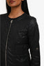 Pre-Loved Chanel™ 2013 Black Nylon Puffer Windbreaker Jacket Size 34
